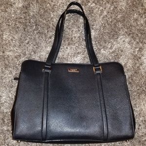 Authentic Kate Spade black leather shoulder purse
